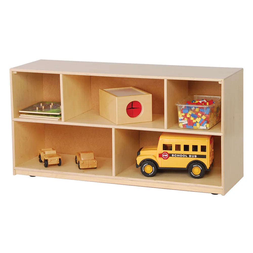 Birch Mobile Storage Unit with 5 Compartments | 24" H. - Image 3