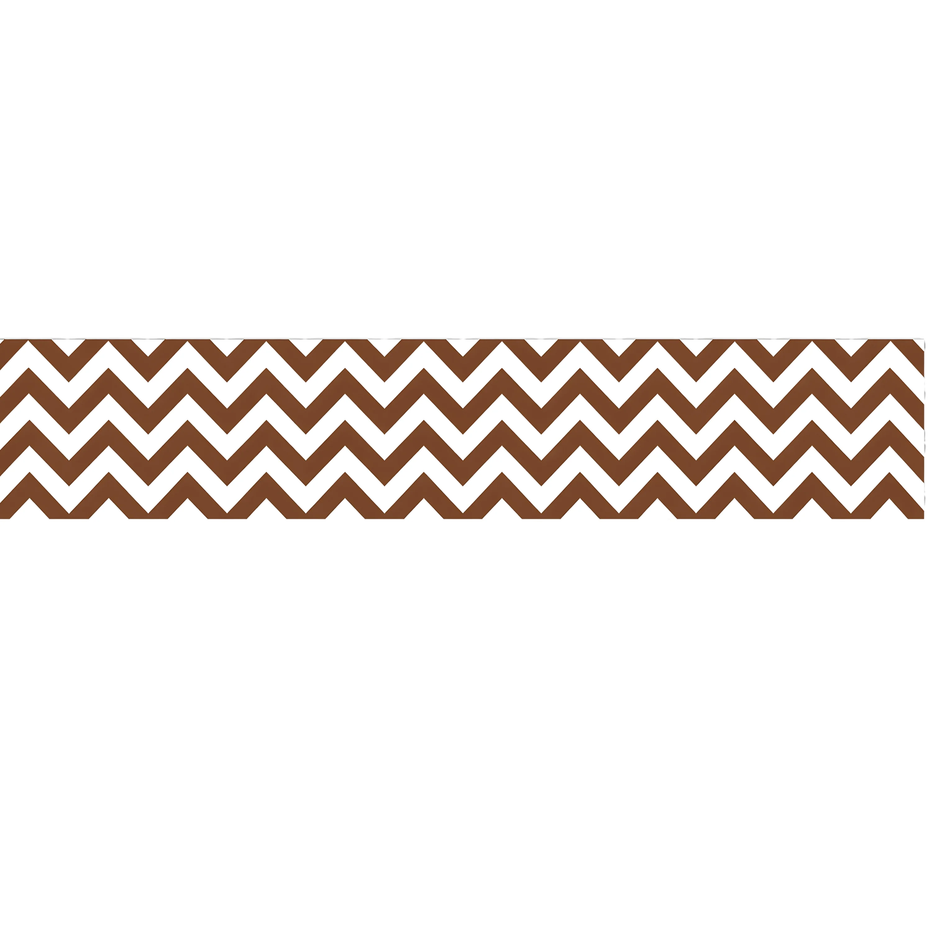 Chocolate Chevron Border 3" Trimmers - 35ft