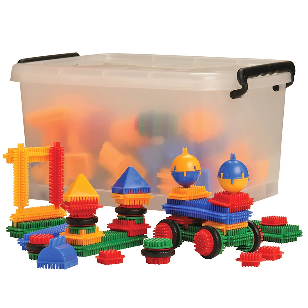Bristle Building Blocks | 168 Piece Set in Storage Tub - Image 7
