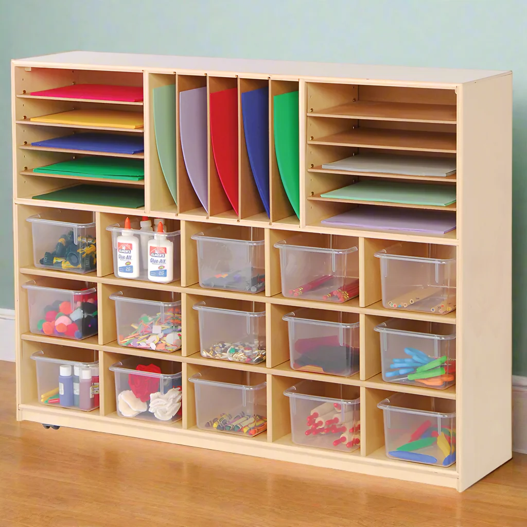 Eco-Friendly Deep Multi-Function Tall Storage Unit - Image 6