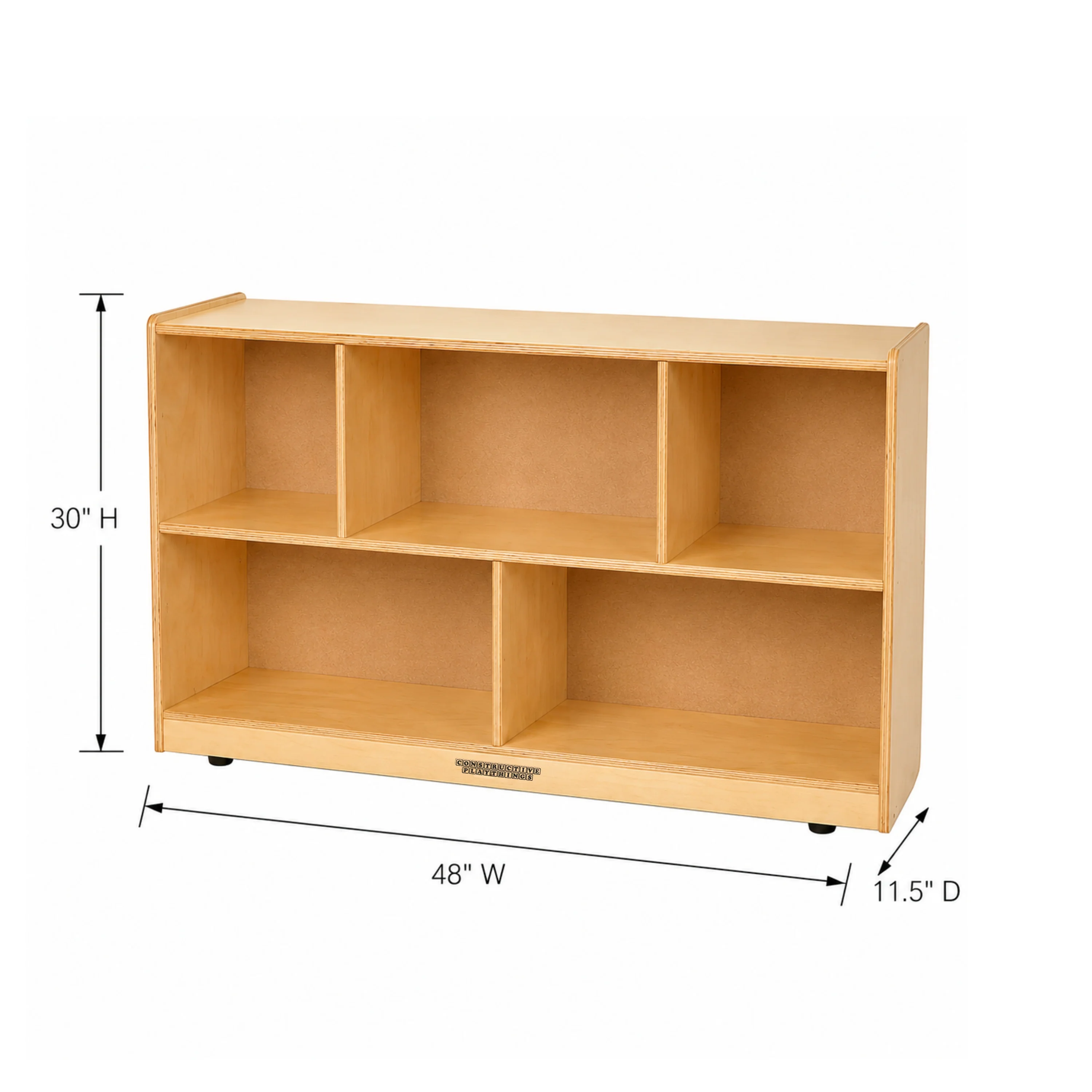 Eco-Friendly Birch Two-Level Standard Storage Unit - Image 3