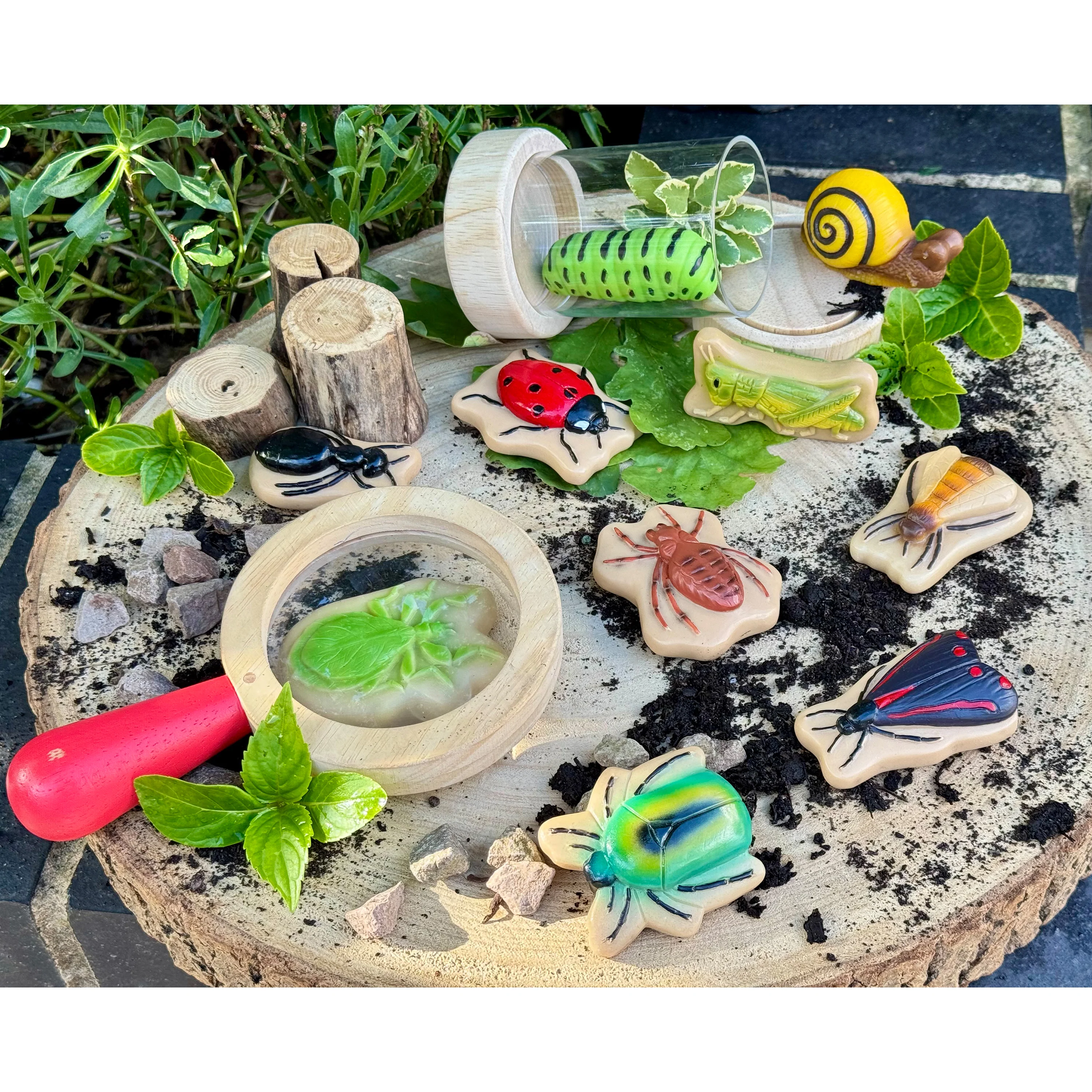 Bugs Sensory Play Stones Set | Realistic Insect & Creature Tactile Learning Toys - Image 14