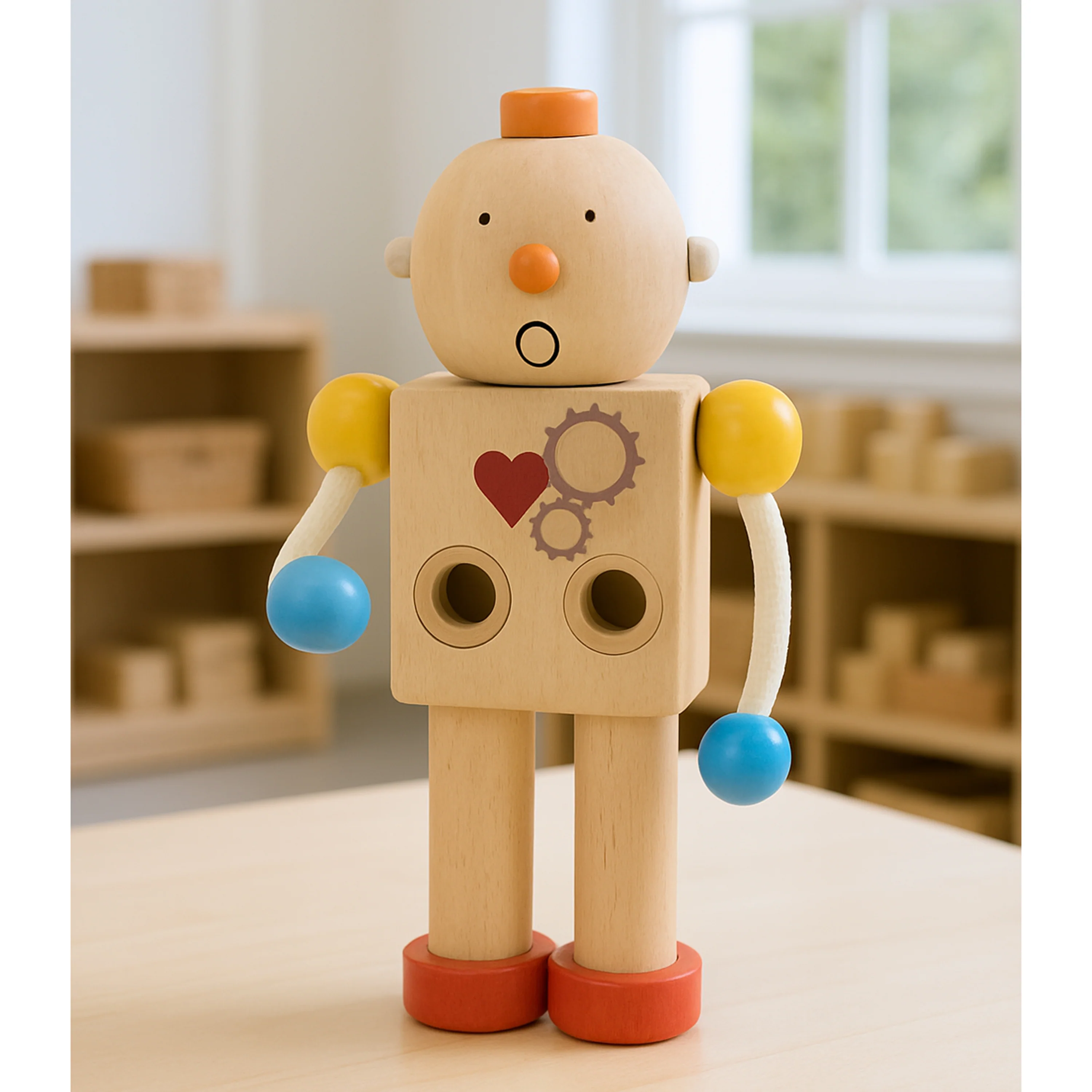 Build-A-Robot Emotion Learning Toy | Sustainable Wooden Toy - Image 14
