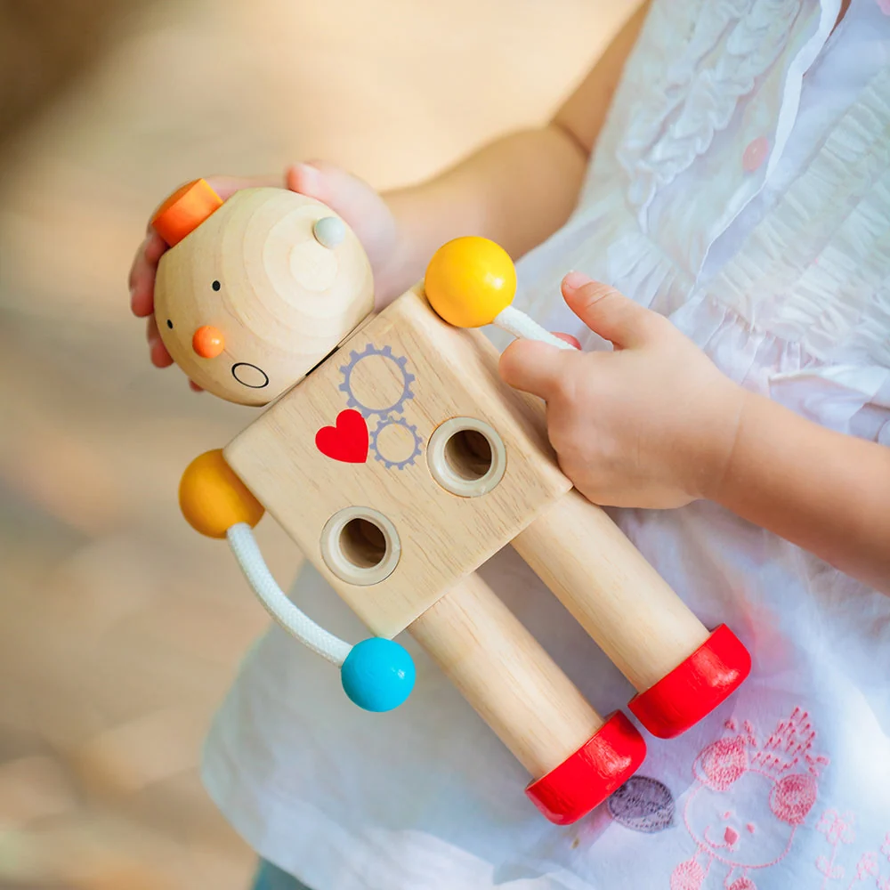 Build-A-Robot Emotion Learning Toy | Sustainable Wooden Toy - Image 15
