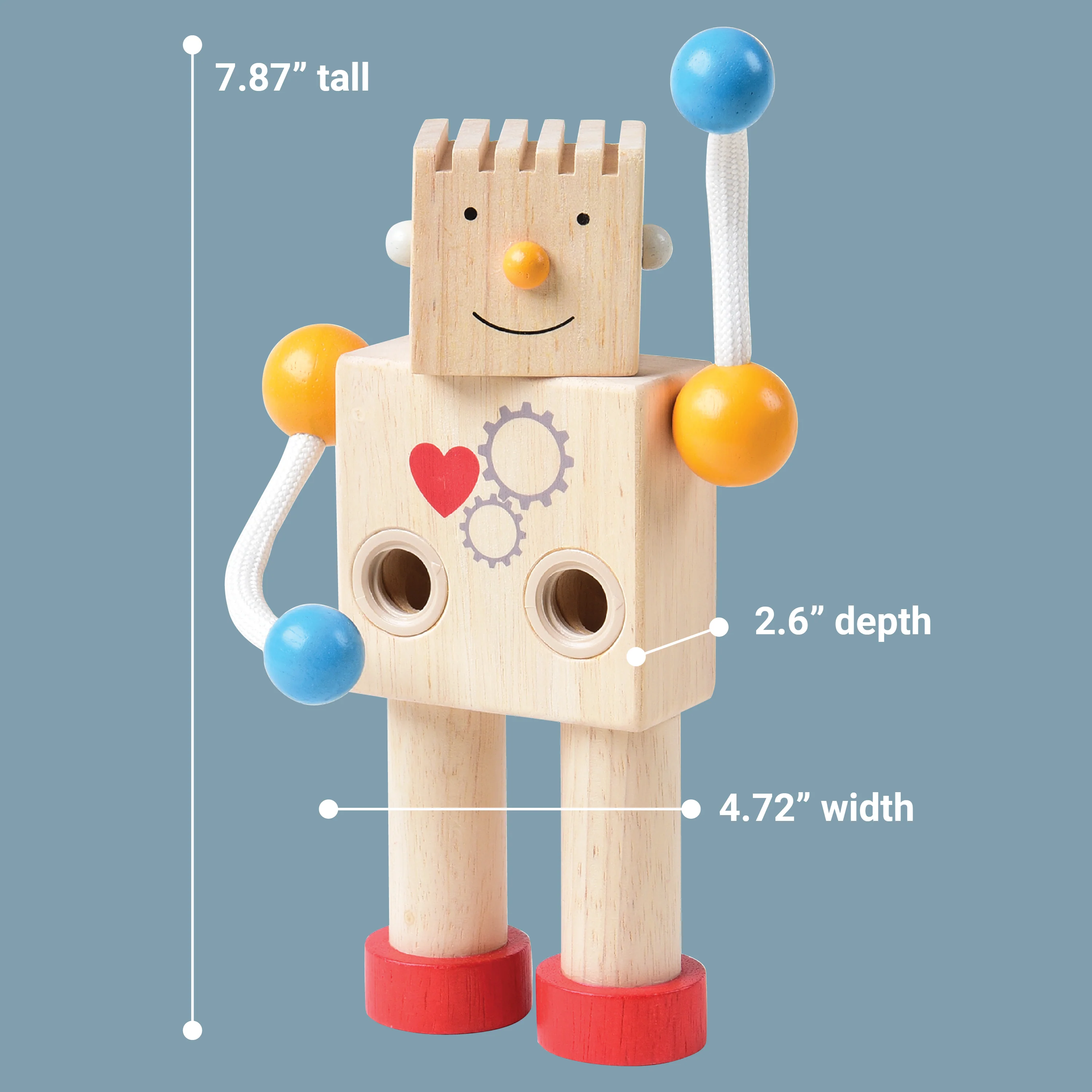 Build-A-Robot Emotion Learning Toy | Sustainable Wooden Toy - Image 8