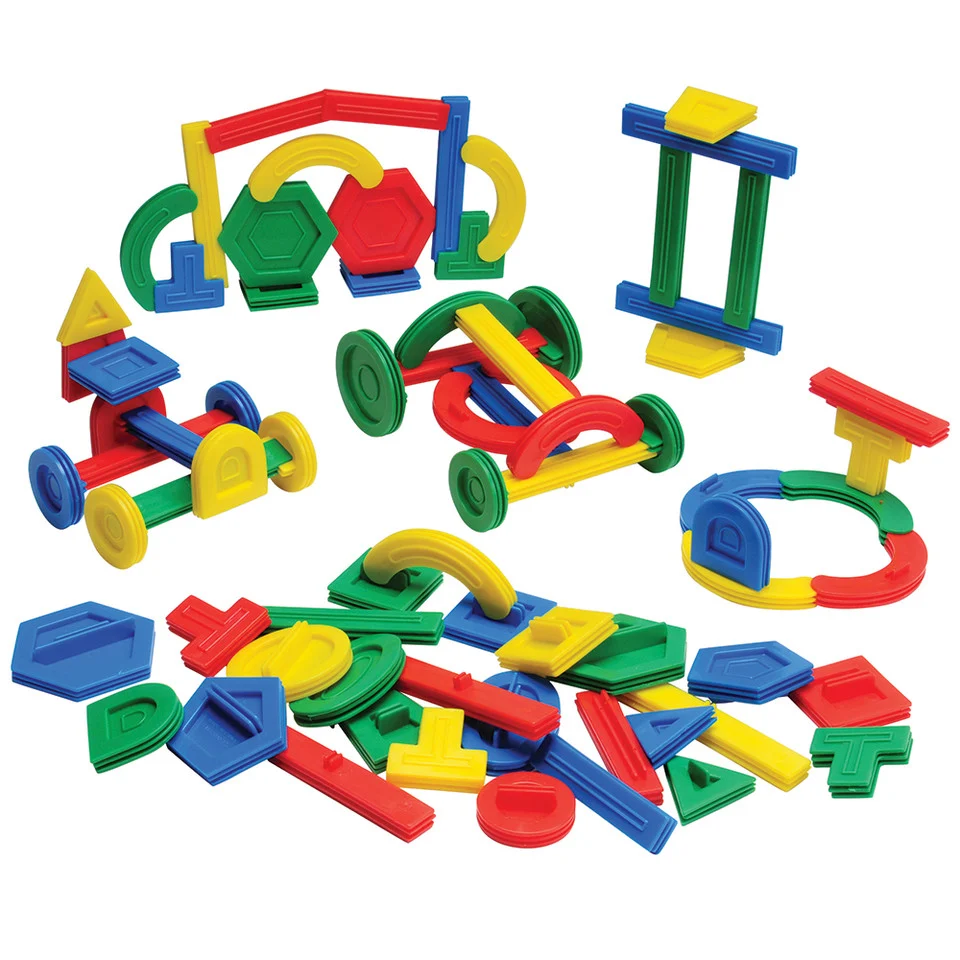 Building Shapes 300-Piece Set – STEM Construction Toy for Preschool and Early Education - Image 2