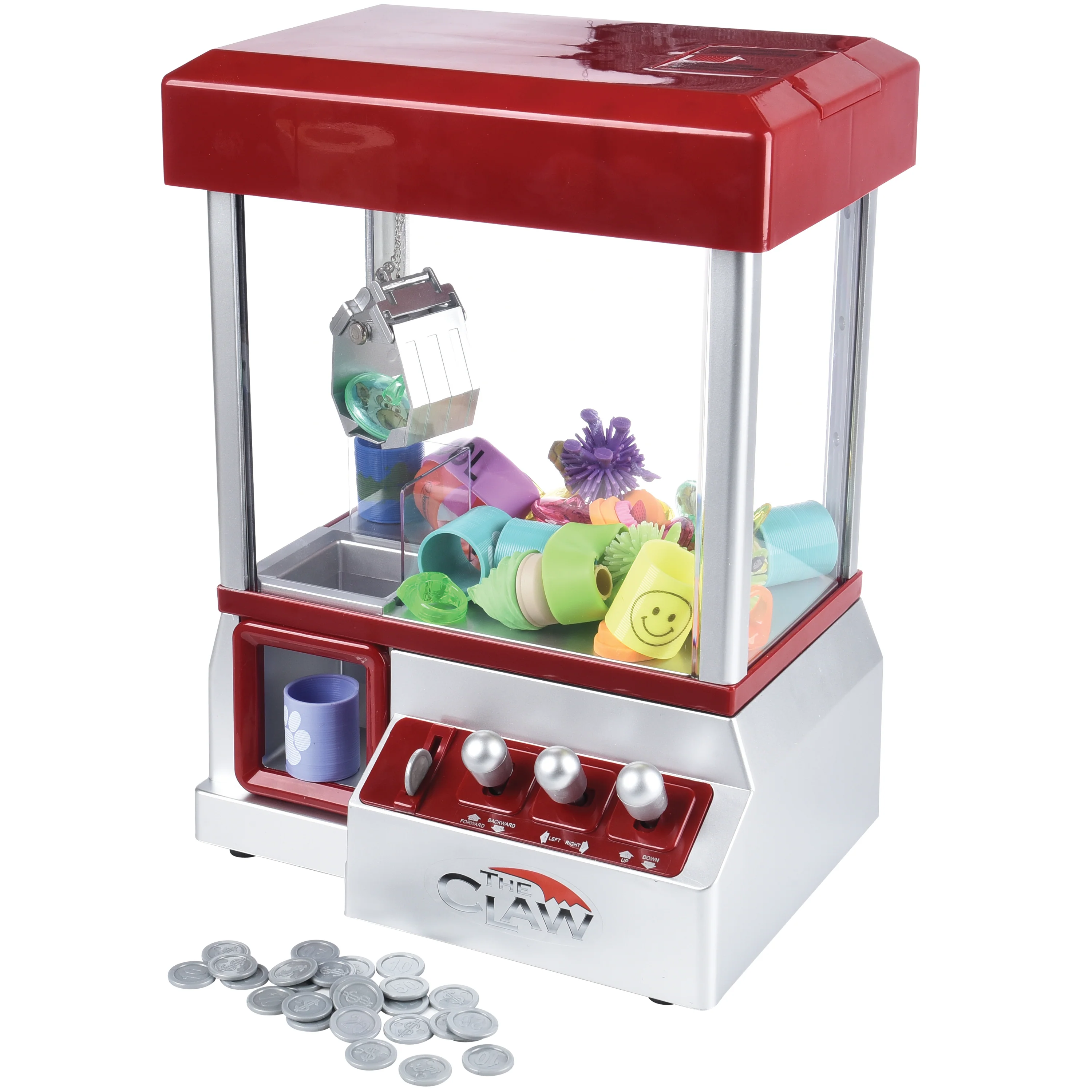 Carnival Crane Game | Classic Claw Machine with Music, Tokens & Prize Drop Fun - Image 2