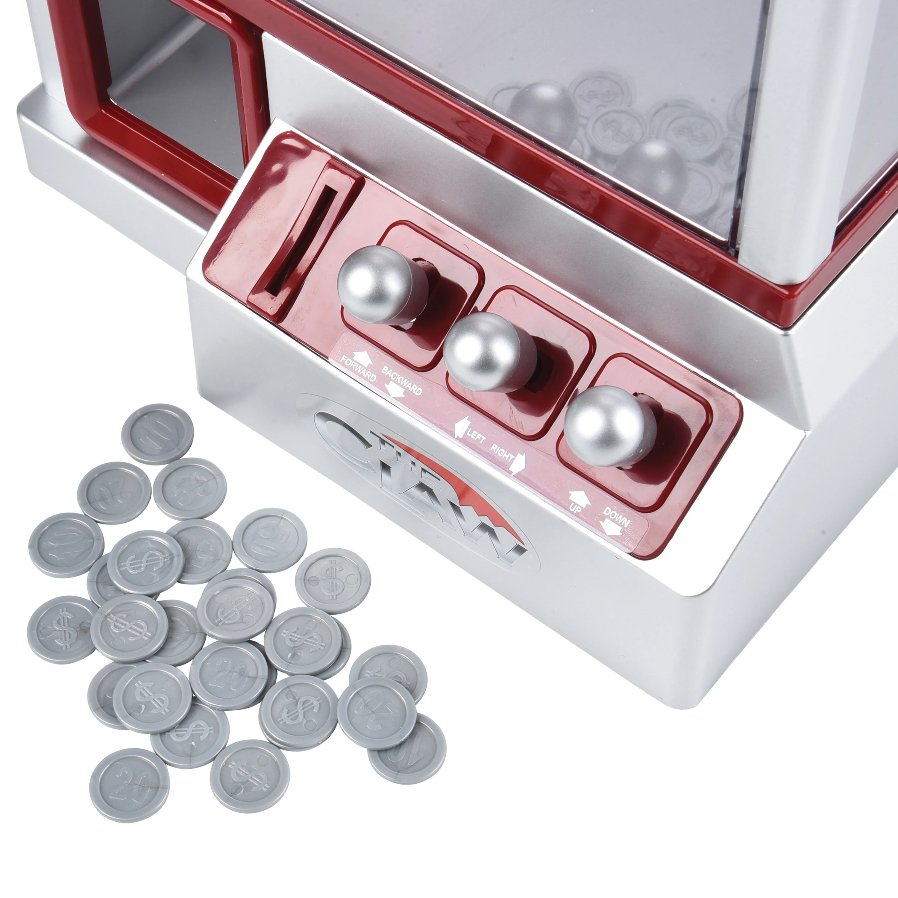 Carnival Crane Game | Classic Claw Machine with Music, Tokens & Prize Drop Fun - Image 4