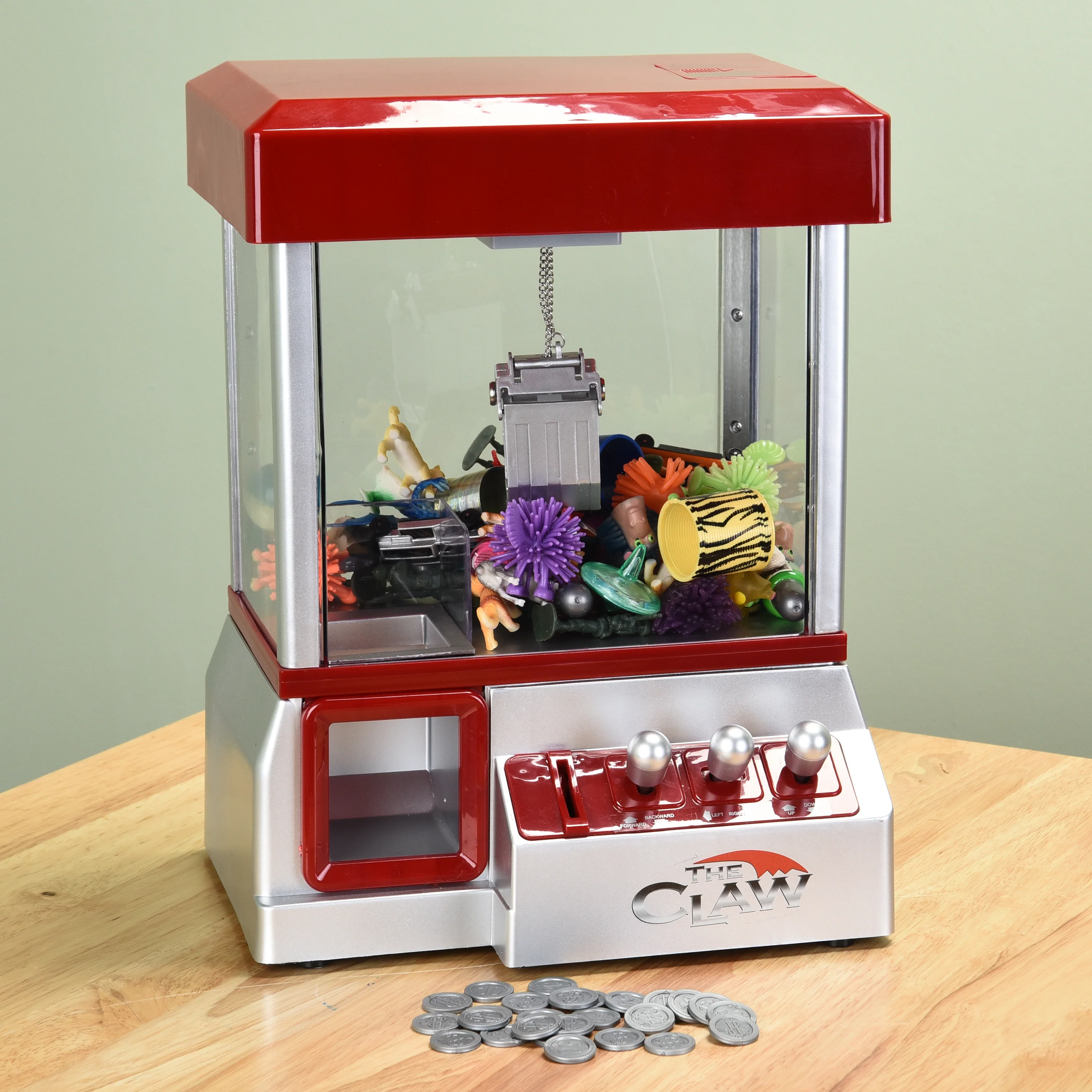 Carnival Crane Game | Classic Claw Machine with Music, Tokens & Prize Drop Fun - Image 6