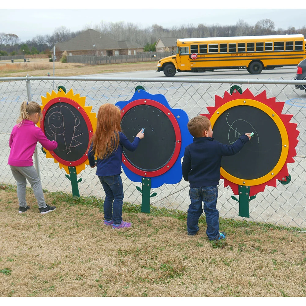 Daisy Chalkboard Playground Flower | Mountable for Drawing & Play - Image 2