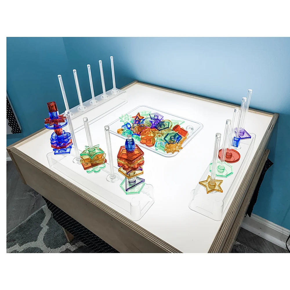 Child-Size LED Light Table with Storage - Image 19