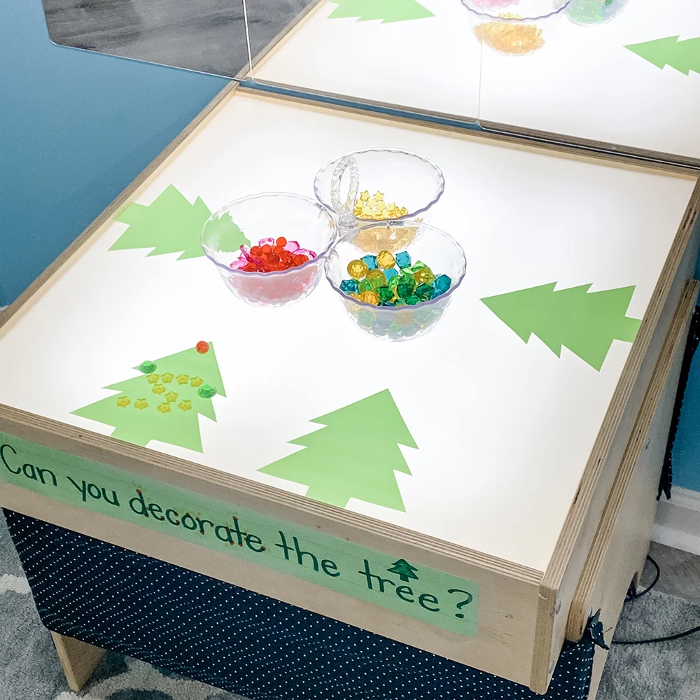 Child-Size LED Light Table with Storage - Image 25