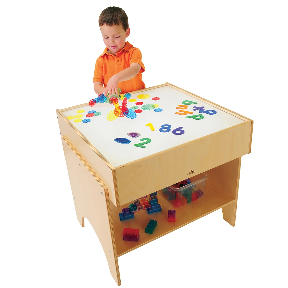 Child-Size LED Light Table with Storage - Image 5