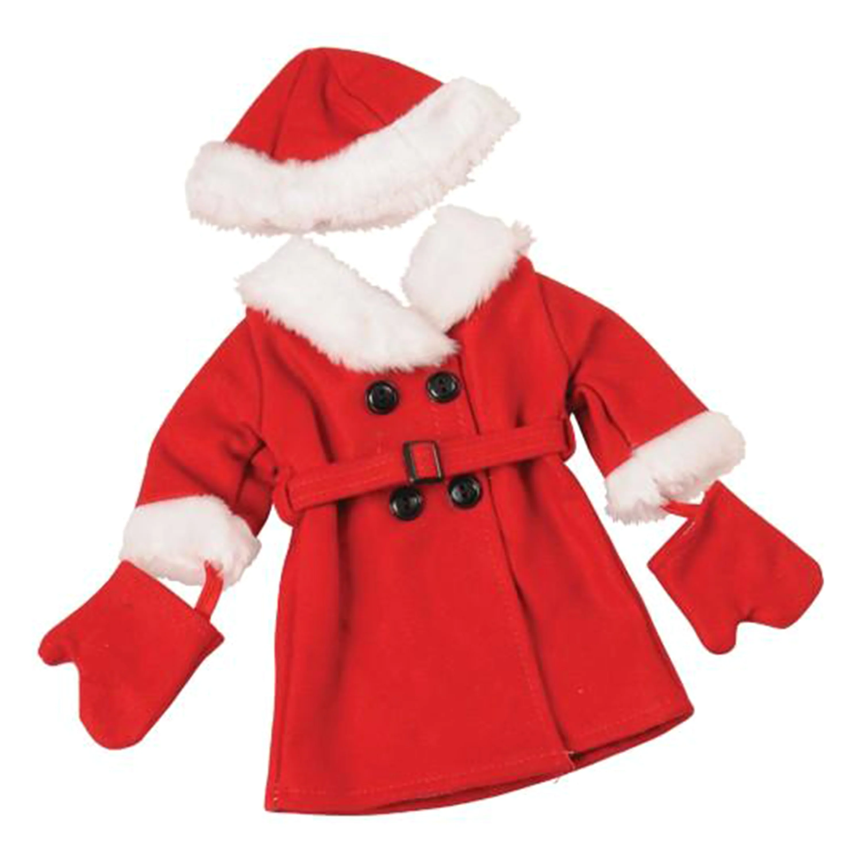 Christmas Coat & Hat Ensemble Only - Image 3
