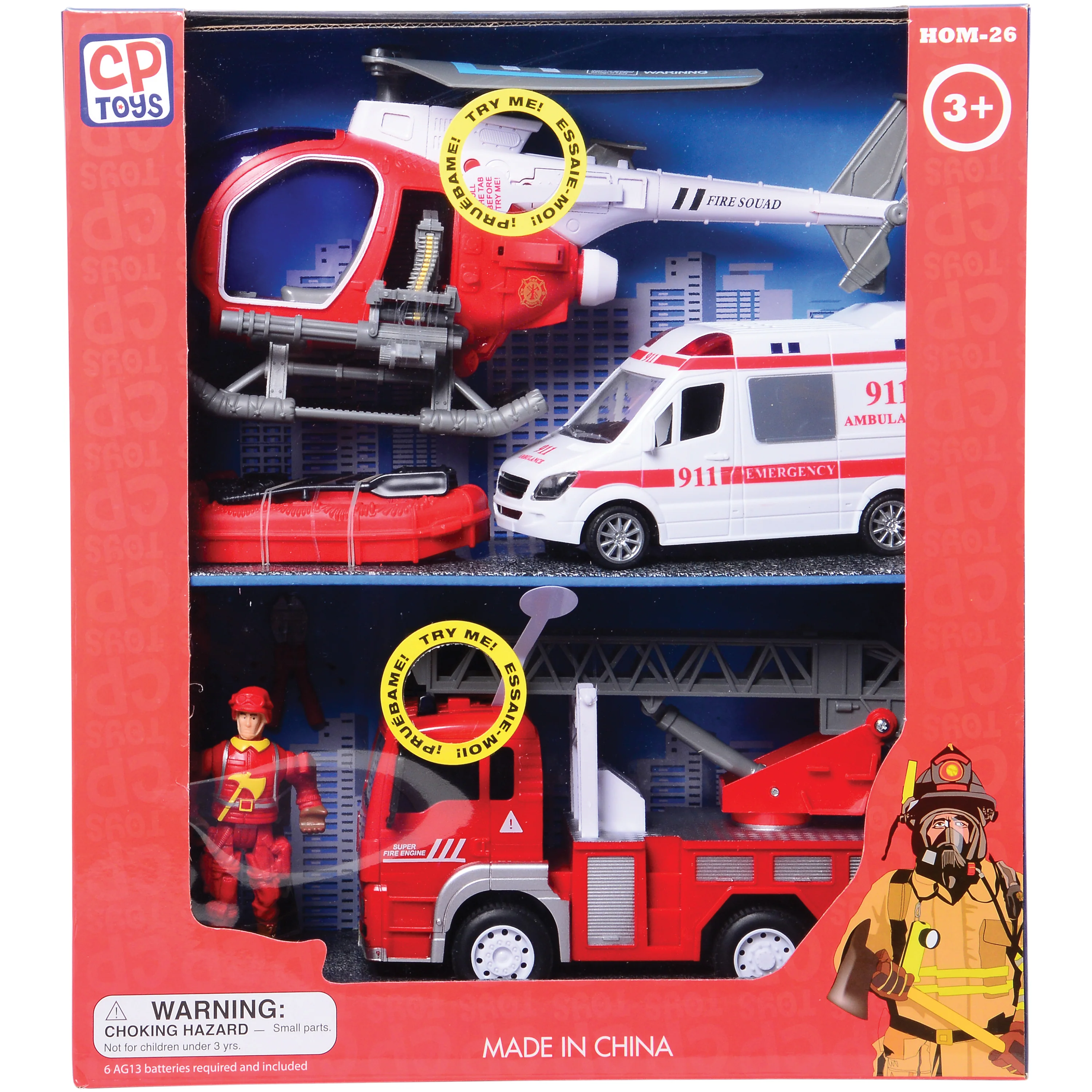 City Fire Special Ops & Rescue Playset | Lights, Sounds, and Rescue Action - Image 7