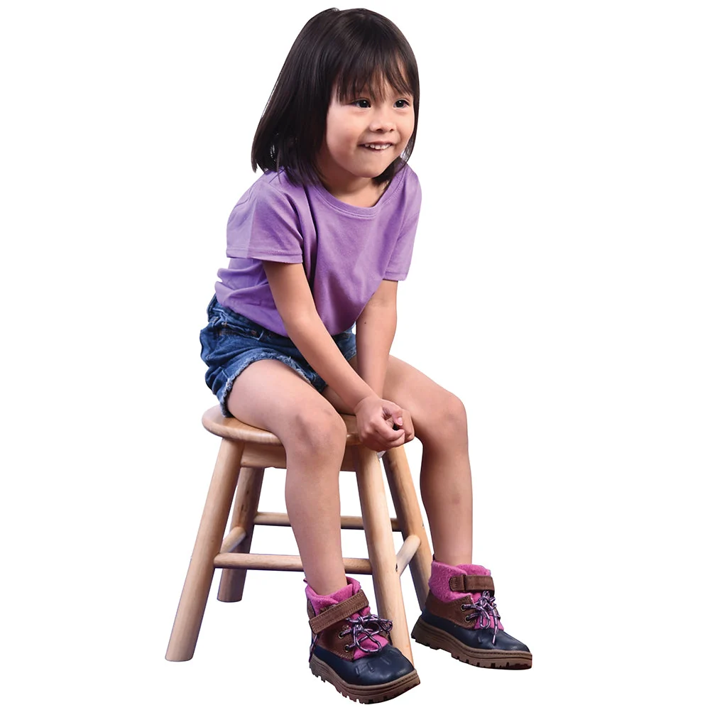 Montessori Wooden Classroom Stool - Image 7