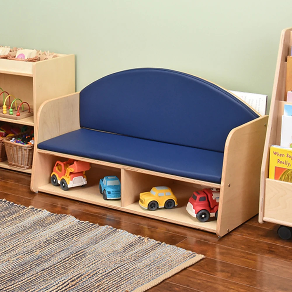 Classic Classroom Couch with Storage | Child-Sized & Durable - Image 7