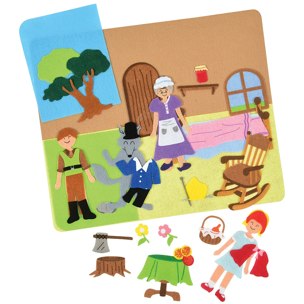 Classic Stories Flannel Board Set | Interactive Felt Storytelling with 5 Favorite Tales - Image 3
