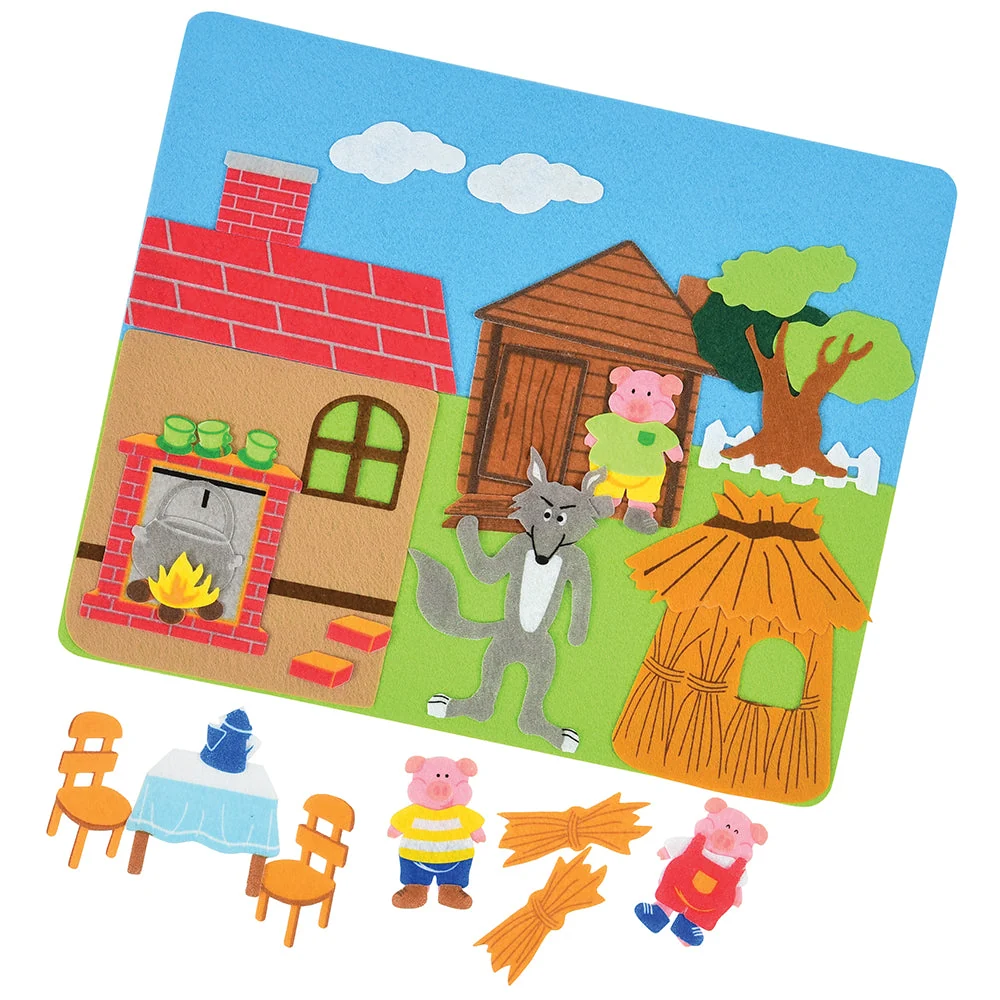 Classic Stories Flannel Board Set | Interactive Felt Storytelling with 5 Favorite Tales - Image 5