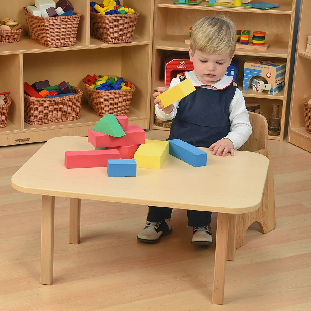 Classic Hardwood Toddler Table | Durable, Scratch-Resistant Activity Table - Image 6