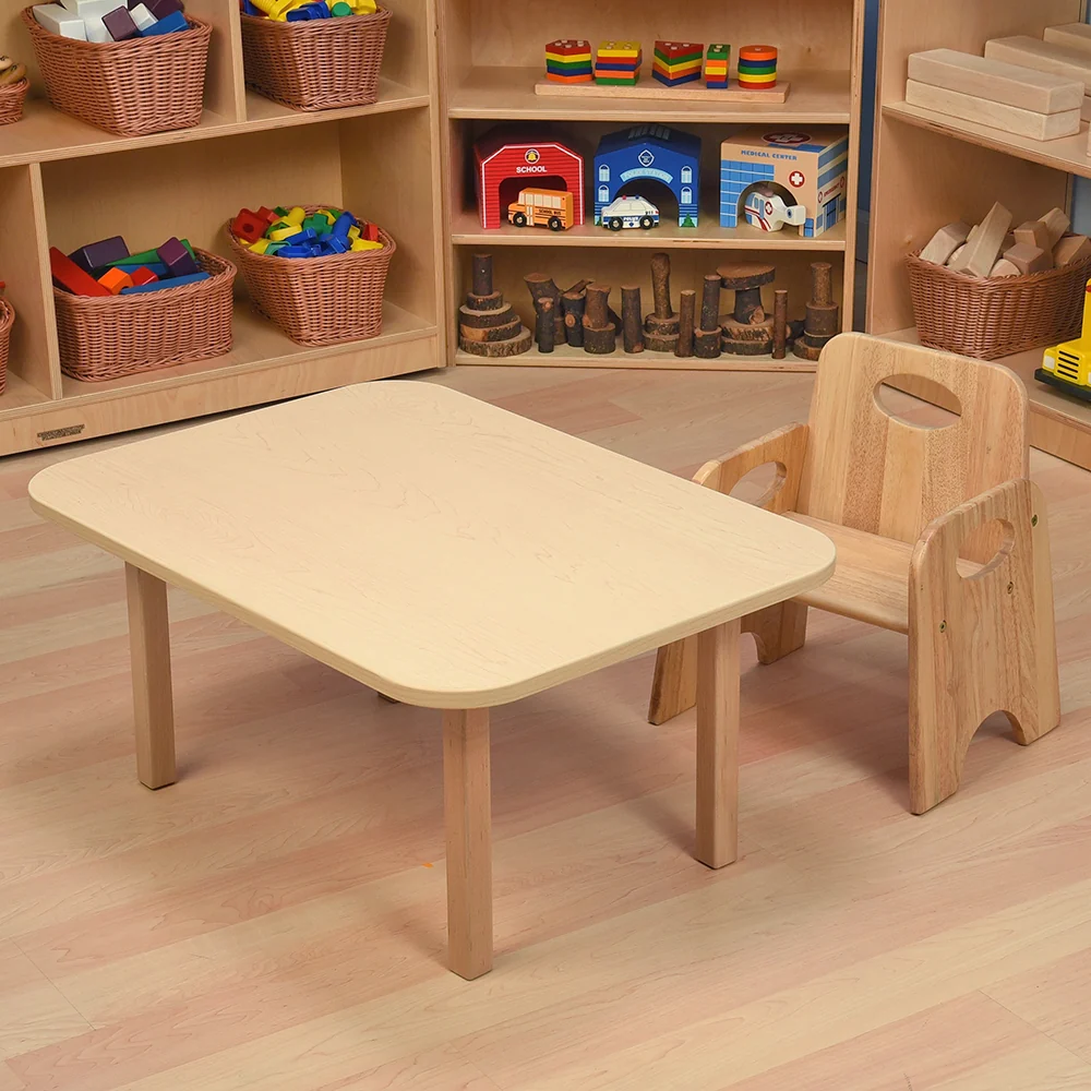 Classic Hardwood Toddler Table | Durable, Scratch-Resistant Activity Table - Image 8