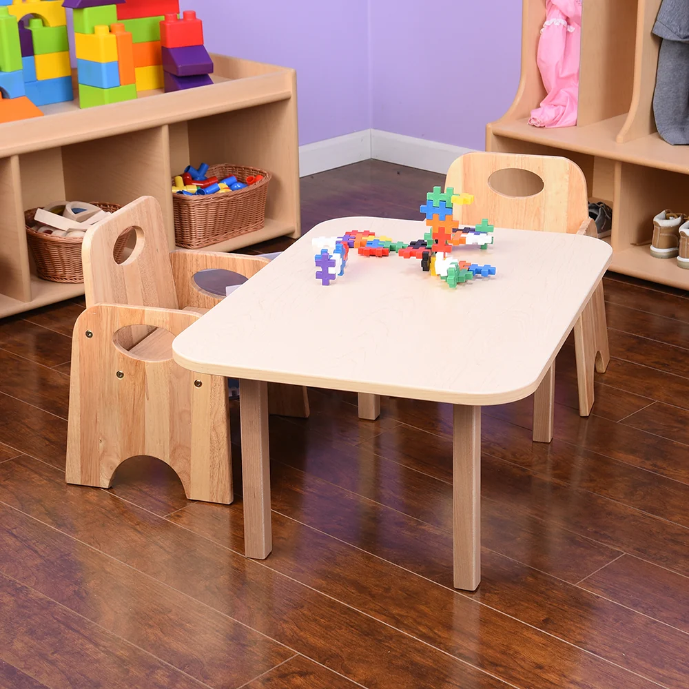 Classic Hardwood Toddler Table | Durable, Scratch-Resistant Activity Table - Image 9
