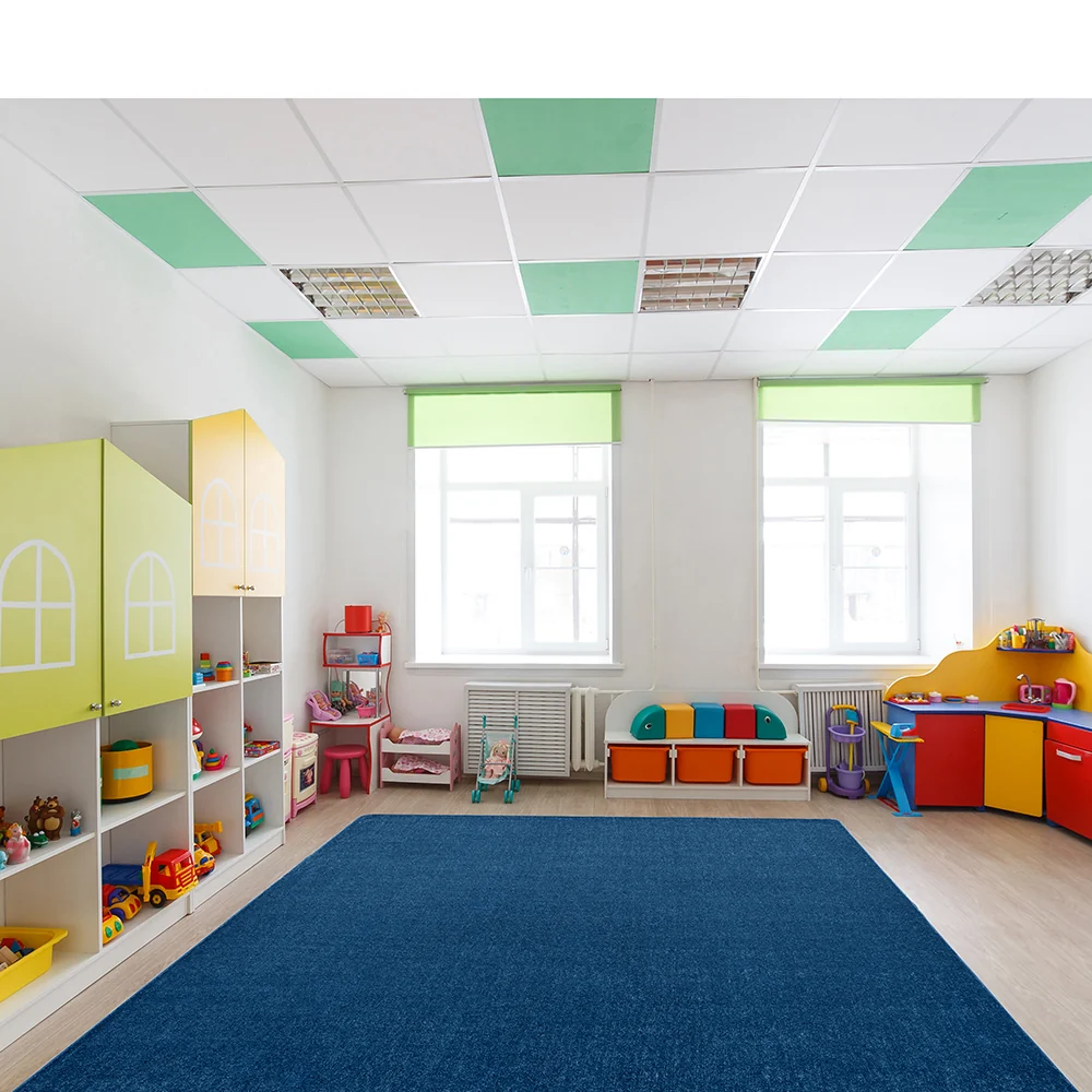 Carpet for Kids® Blueberry 4' x 6' Rectangle Classroom Rug - Image 5