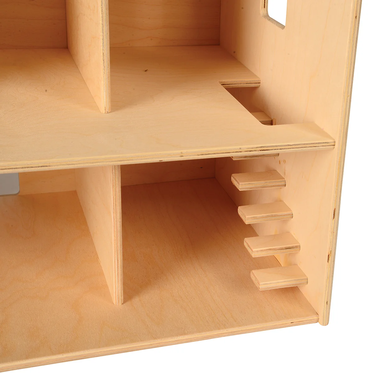 Sturdy Baltic Birch Wooden Dollhouse | Open-Ended Play for Ages 3+ - Image 2