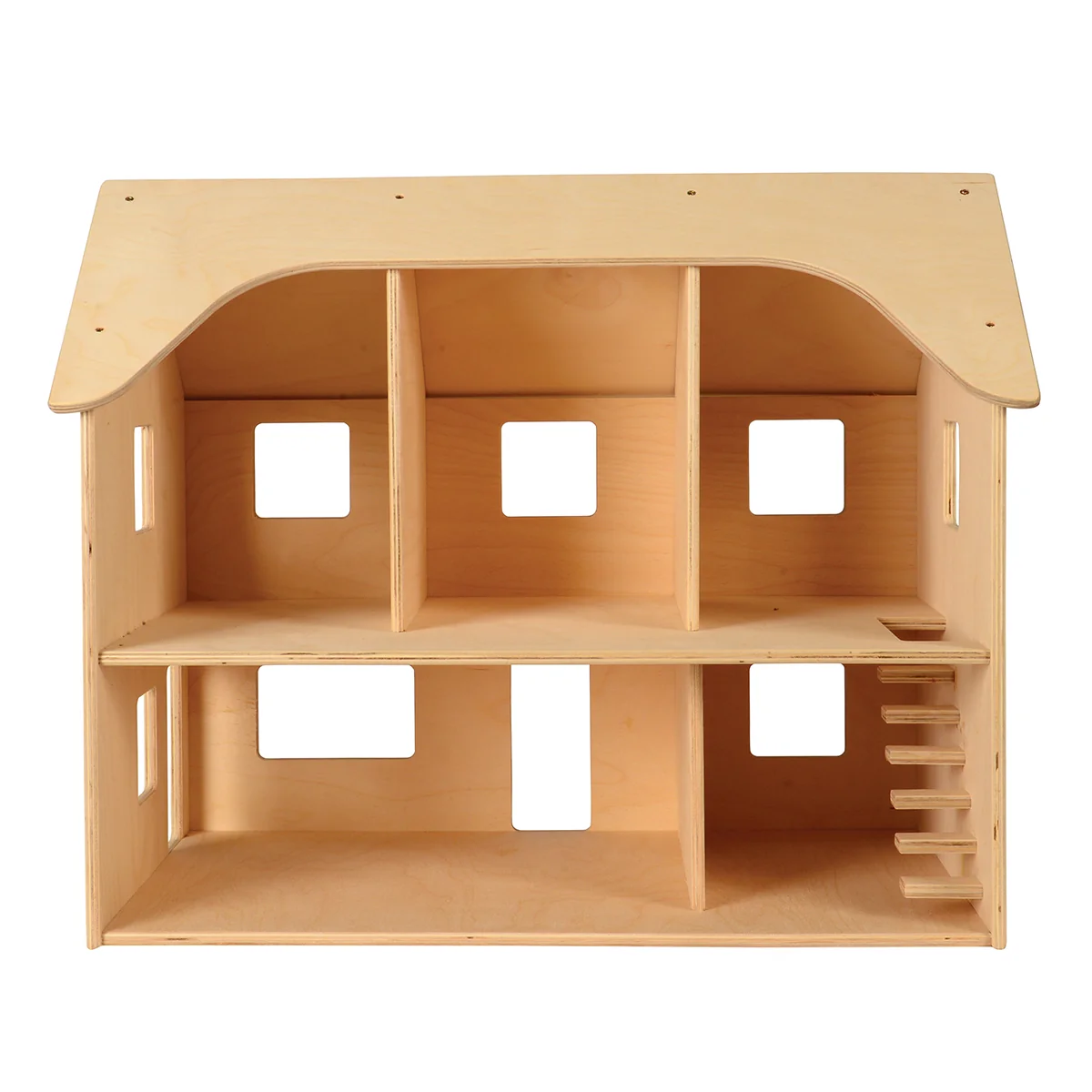Sturdy Baltic Birch Wooden Dollhouse | Open-Ended Play for Ages 3+ - Image 6