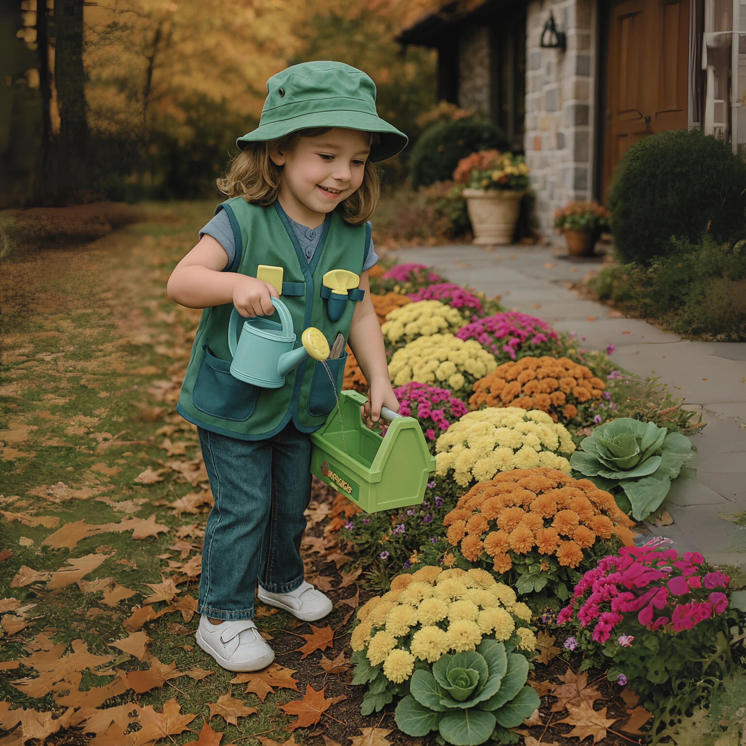 Gardener Career Dress-Up & Tool Set | 19-Piece Pretend Play Outfit for Toddlers - Image 3