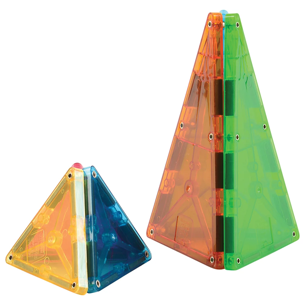 Clear Colors Magna-Tiles® 100-Piece STEM Building Set | Magnetic, Translucent Tiles for Creative Play - Image 13