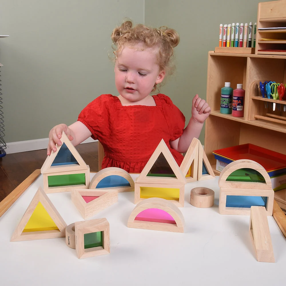 STEM Color Mixing Building Blocks | 24-Piece Light Table Set - Image 11