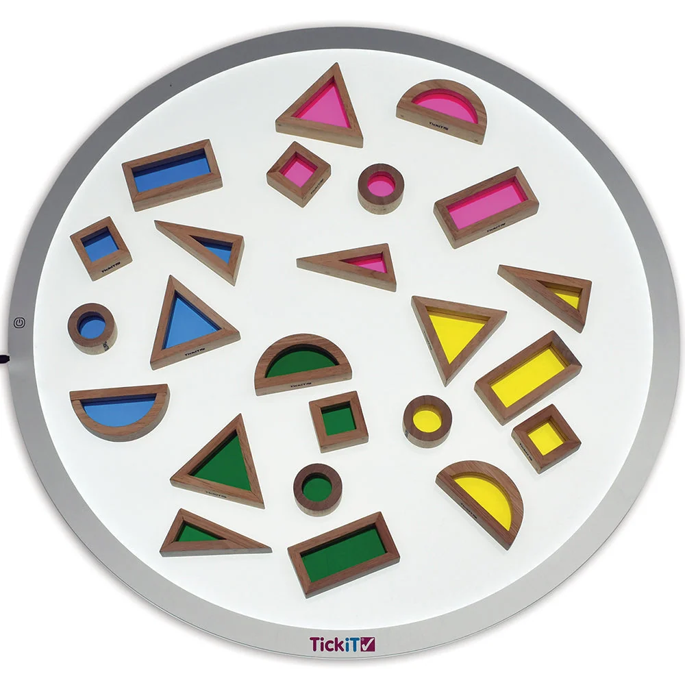 STEM Color Mixing Building Blocks | 24-Piece Light Table Set - Image 5