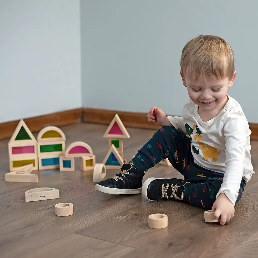 STEM Color Mixing Building Blocks | 24-Piece Light Table Set - Image 7