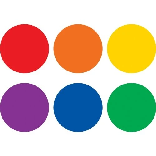Colorful Circles Carpet Dots