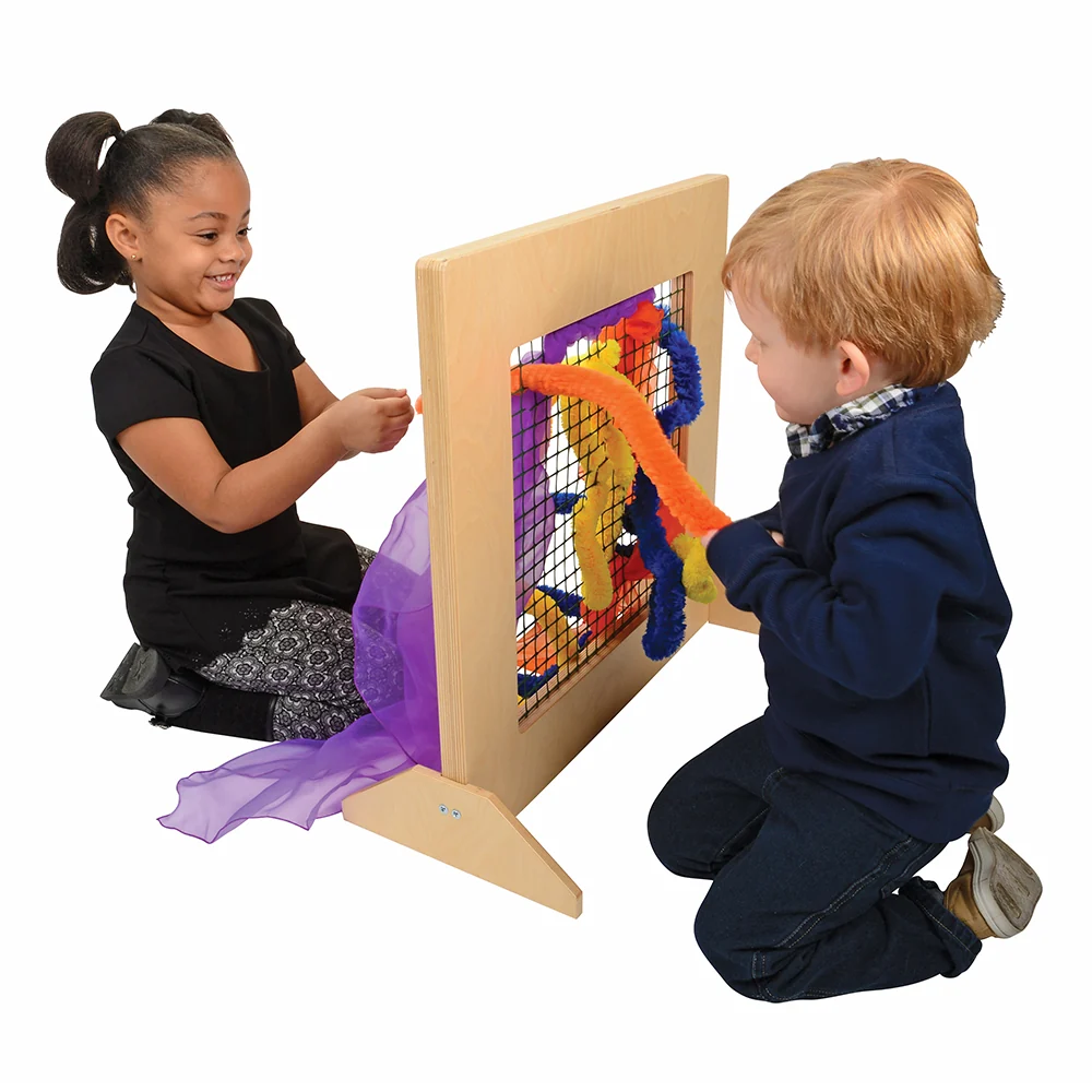 Creative Weaving Frame Set | Complete Classroom Kit with Wooden Frame, Scarves & Noodles - Image 3