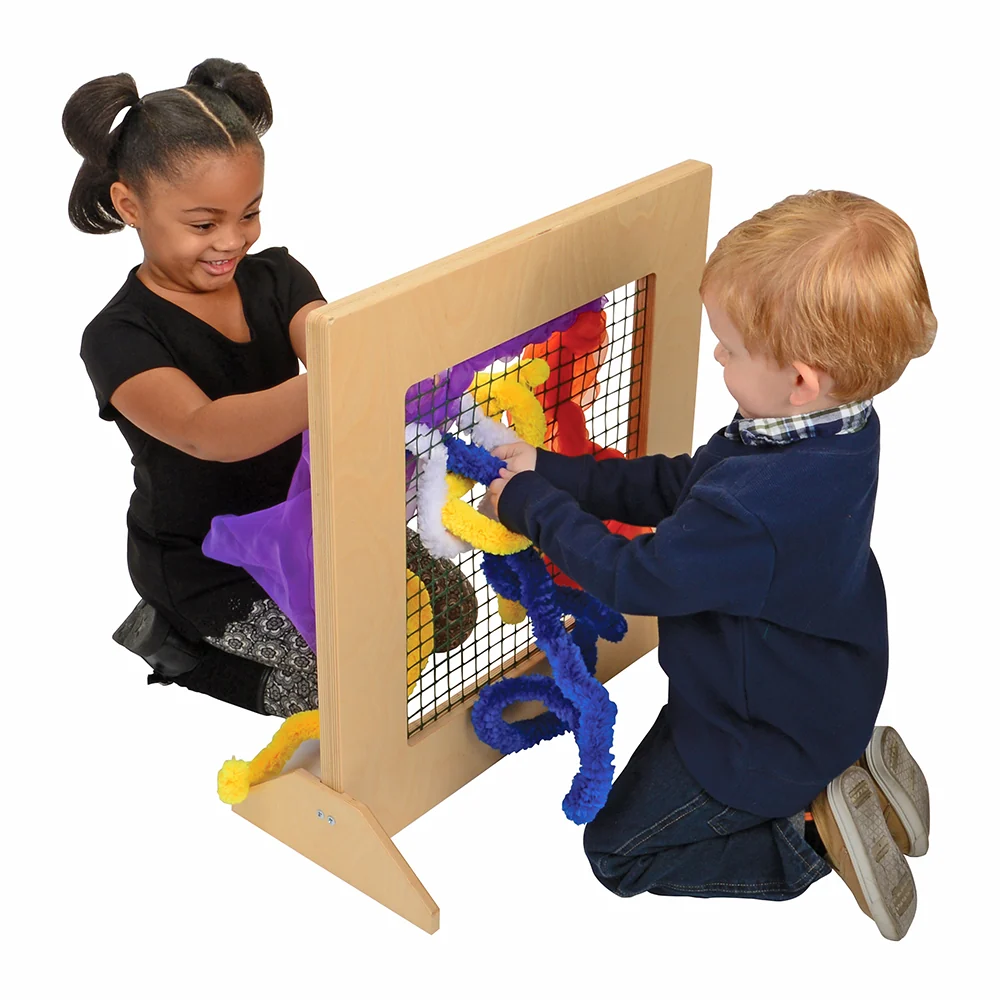 Creative Weaving Frame Set | Complete Classroom Kit with Wooden Frame, Scarves & Noodles - Image 4