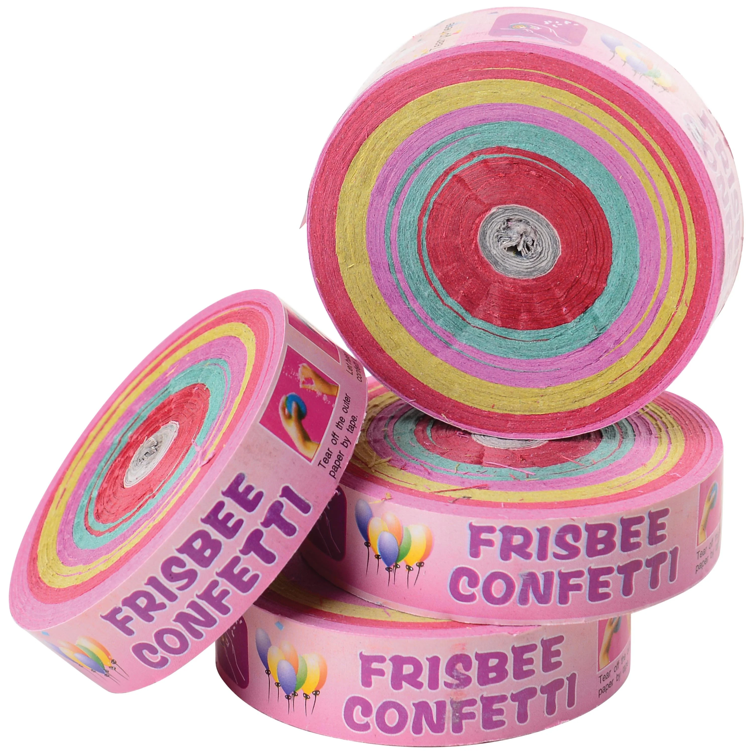 Confetti Paper Rolls – 59 ft, Assorted Colors, 4-Pack - Image 2