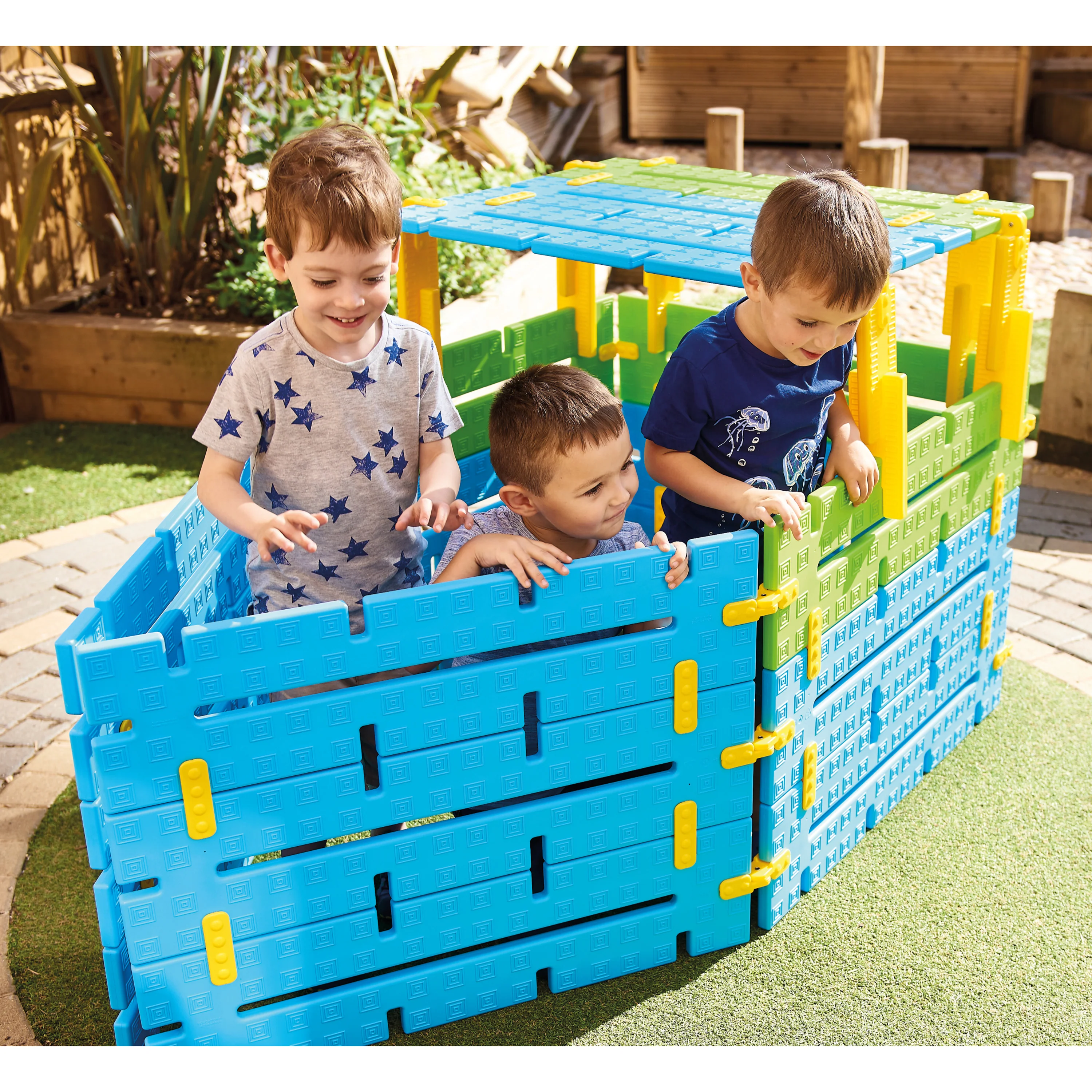 Constructa Den Building Set | 76 Piece Fort, Shelter & Hideaway Construction Toy - Image 2
