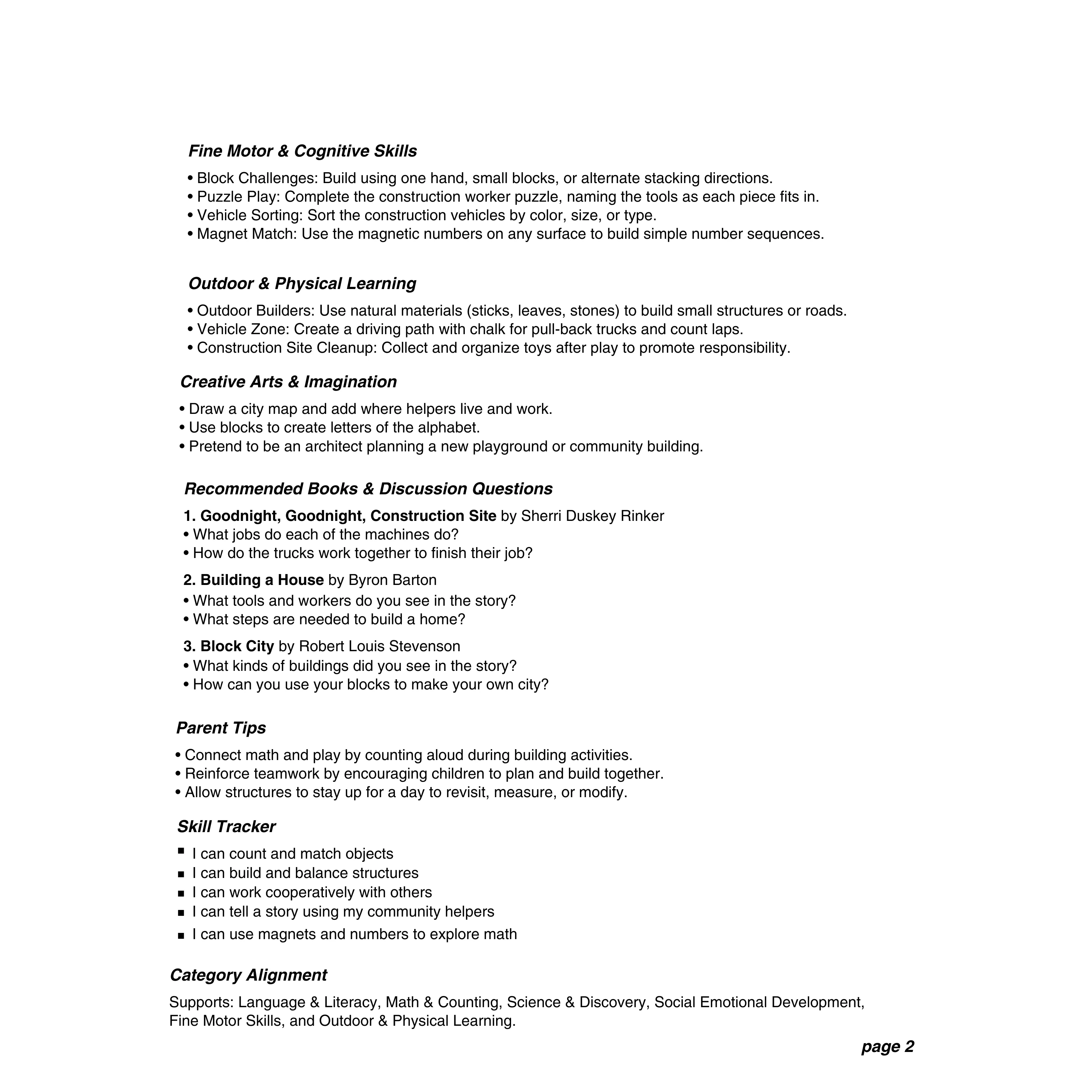 Construction & Early Math Learning Bundle - Image 3