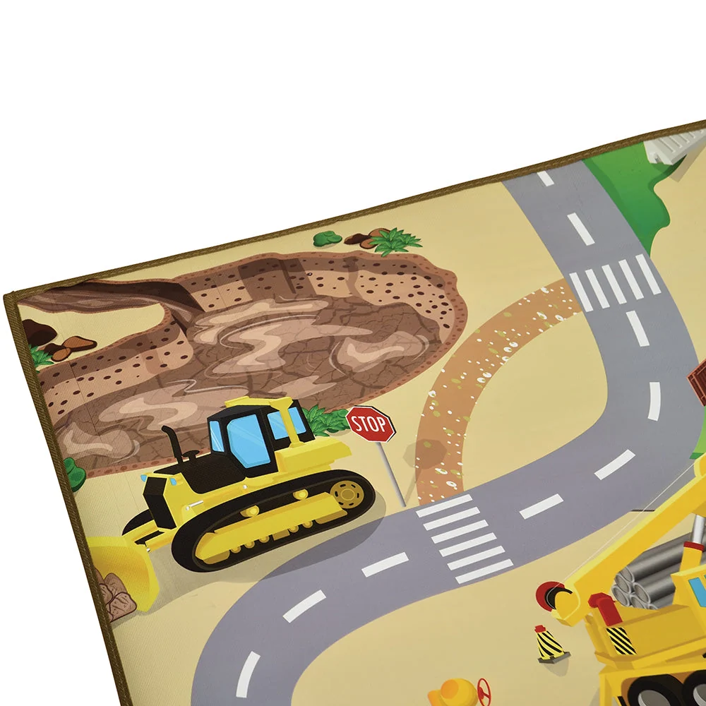 Construction Road Play Mat – Wipe Clean Surface - Image 13