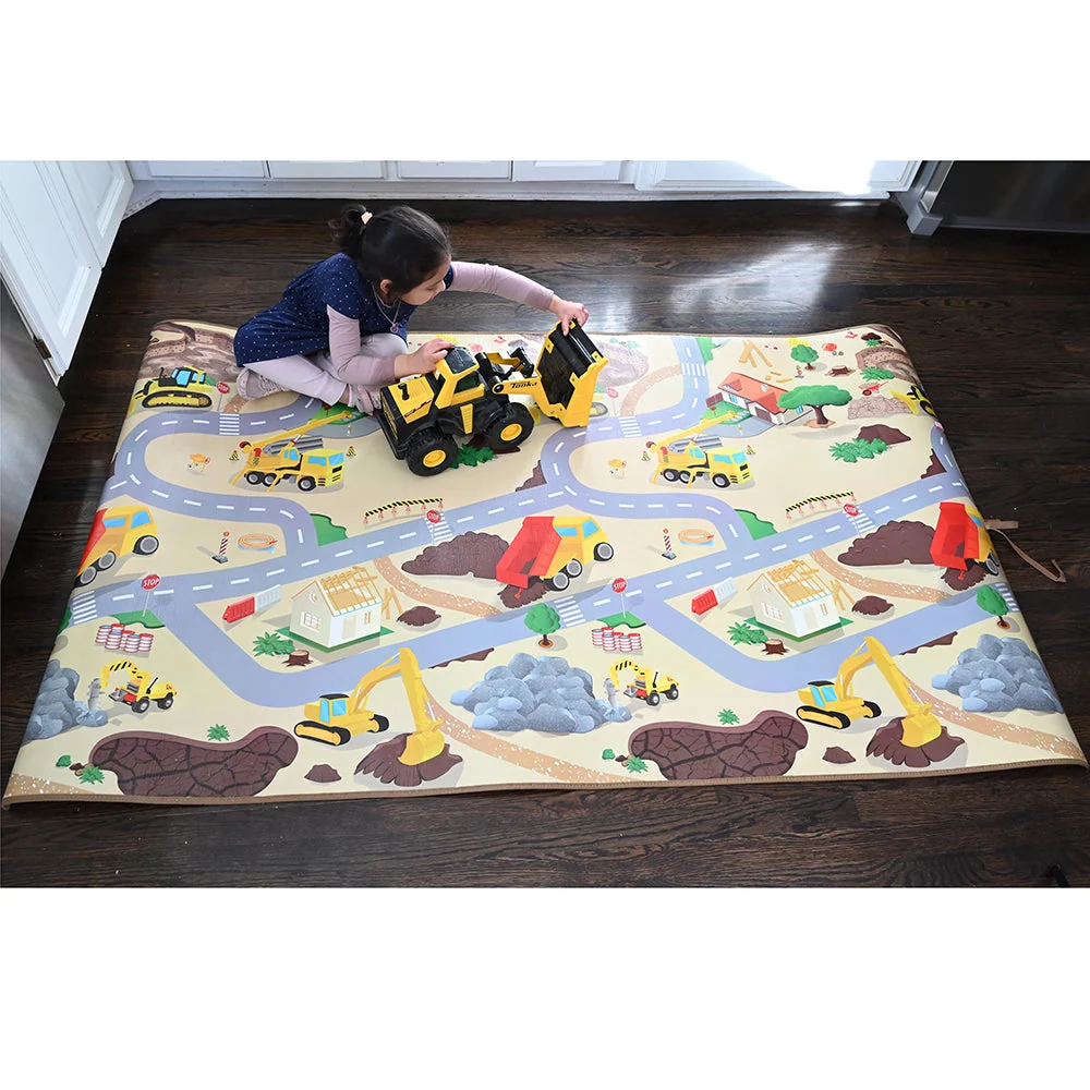 Construction Road Play Mat – Wipe Clean Surface - Image 23