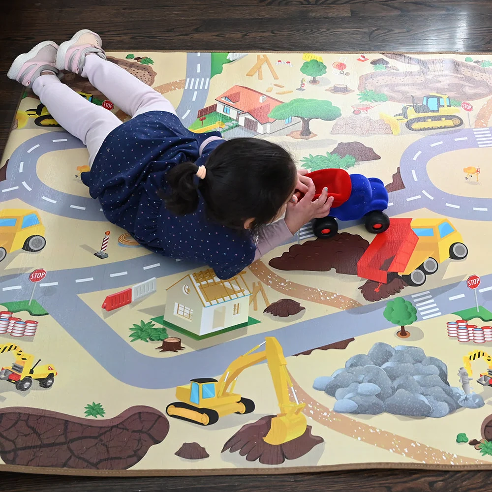 Construction Road Play Mat – Wipe Clean Surface - Image 24