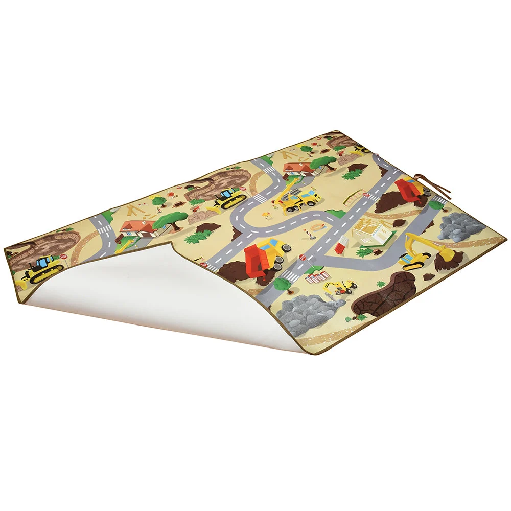 Construction Road Play Mat – Wipe Clean Surface - Image 6