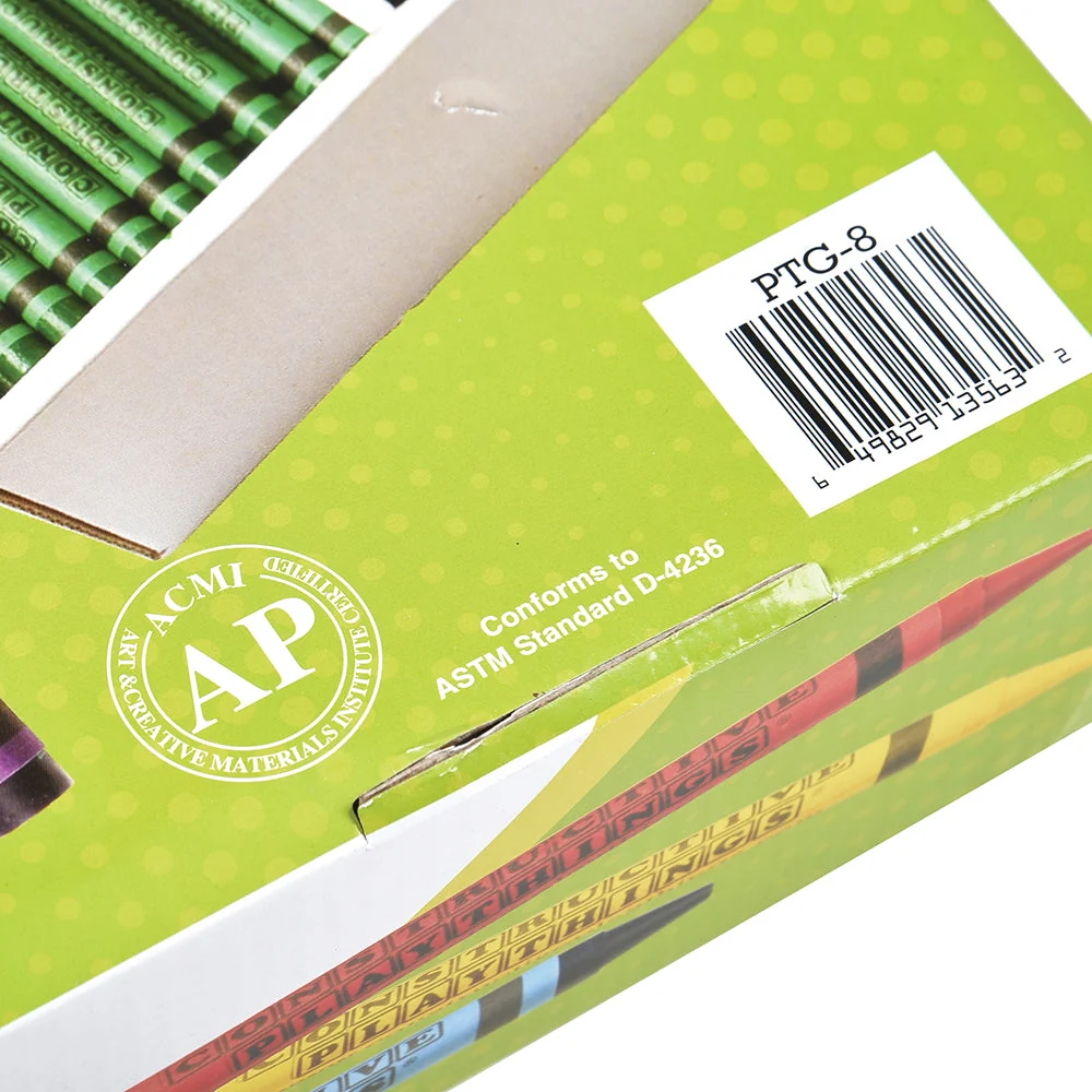 Constructive Playthings® Crayons Value Pack | 800 Non-Toxic Standard-Size Crayons in 8 Colors with Storage Box - Image 5