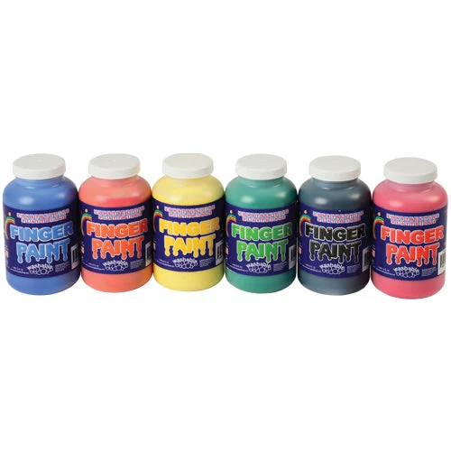 Constructive Playthings® Washable Finger Paints - Set of 6 Pints - Image 3