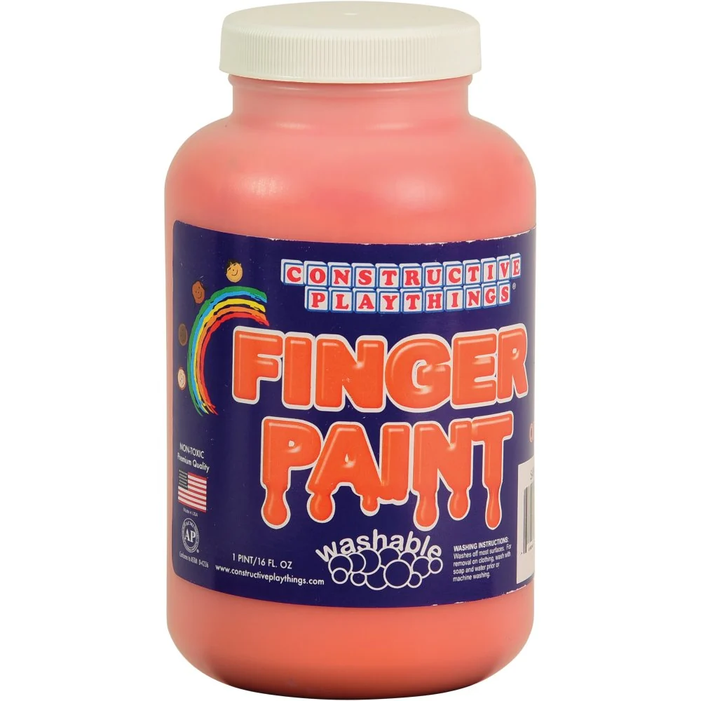Constructive Playthings® Washable Finger Paints - Set of 6 Pints - Image 5