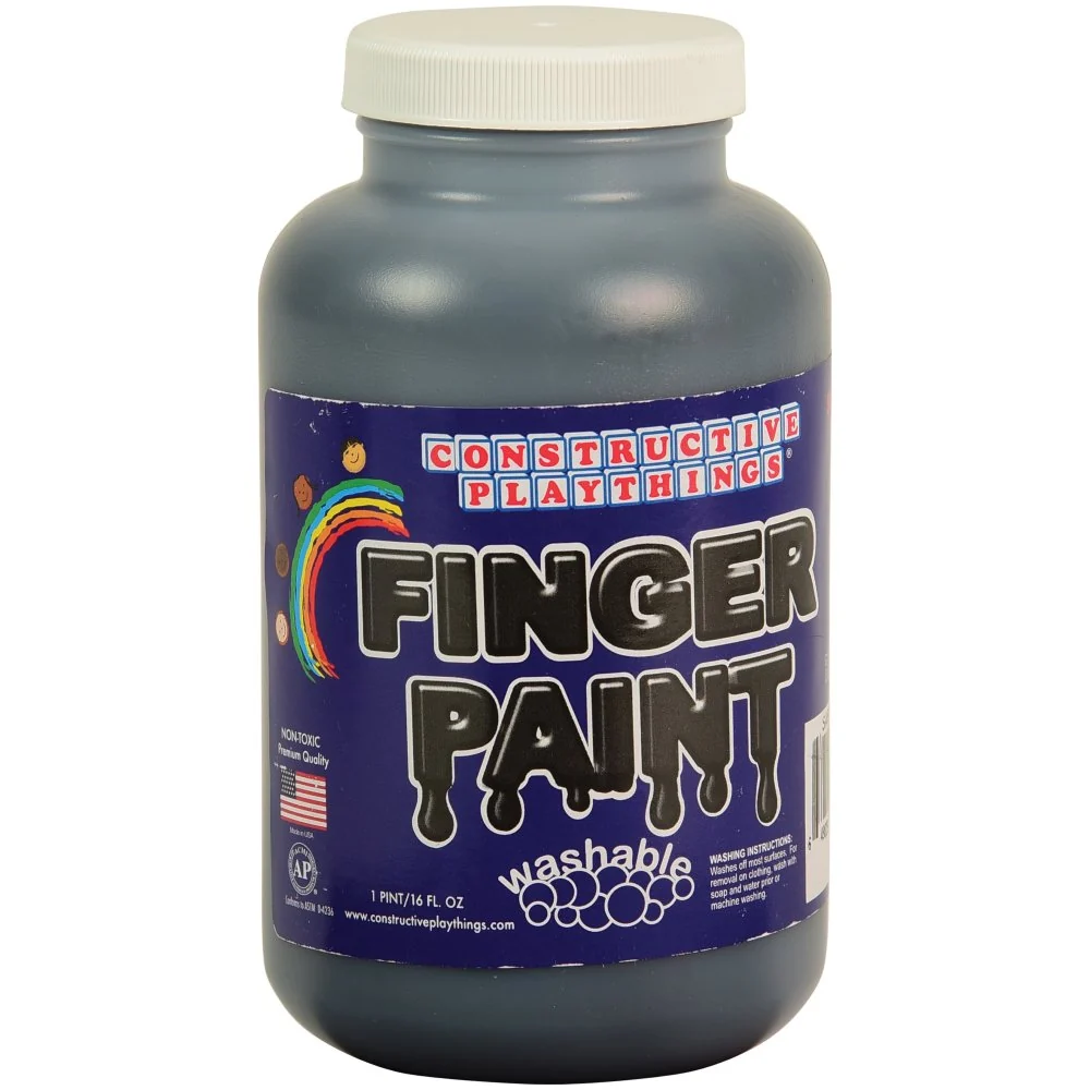 Constructive Playthings® Washable Finger Paints - Set of 6 Pints - Image 6