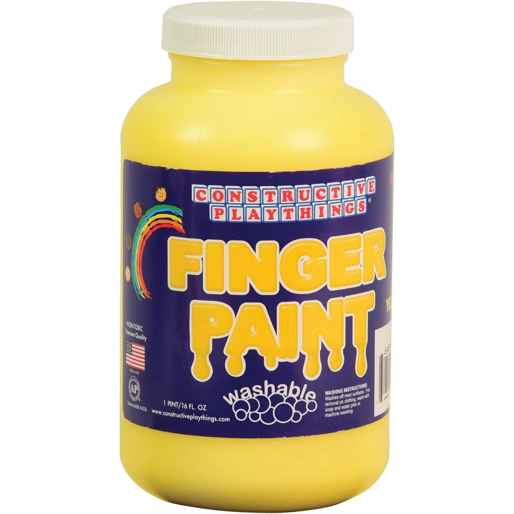 Constructive Playthings® Washable Finger Paints - Set of 6 Pints - Image 7