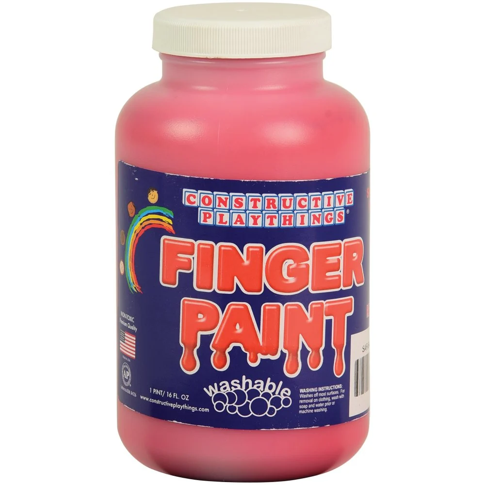 Constructive Playthings® Washable Finger Paints - Set of 6 Pints - Image 8